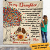 Personalized Daughter Tree Blanket JR252 30O60 thumb 1