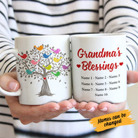 Personalized Grandma Blessing Tree Mug MR112 73O53 thumb 1