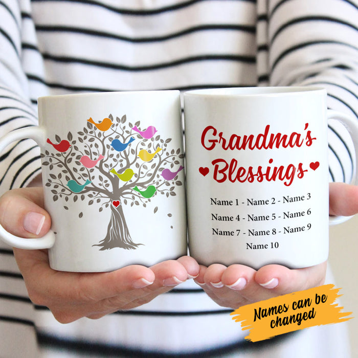 Personalized Grandma Blessing Tree Mug MR112 73O53 1