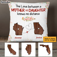 Personalized Long Distance Mother And Daughter Pillow AG87 32O53 thumb 1