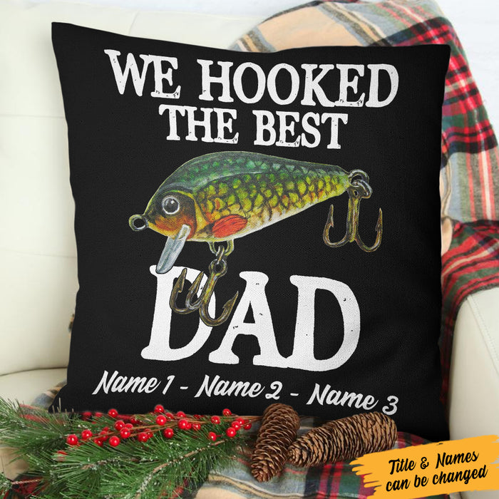 Personalized Dad Fishing  Pillow MY151 95O36 (Insert Included) 1