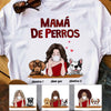 Personalized Dog Mom Perro Spanish T Shirt AP172 30O58 1