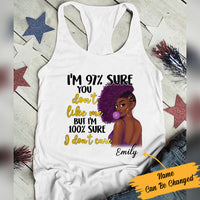 Personalized I Do Not Care BWA Racerback Tank JL131 29O57 thumb 1