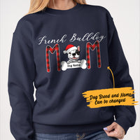 Personalized Dog Mom Christmas Sweatshirt NB301 30O57 thumb 1
