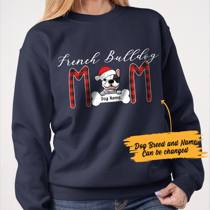 Personalized Dog Mom Christmas Sweatshirt NB301 30O57 1