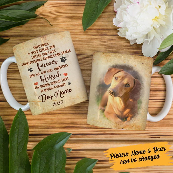 Personalized Dog Memorial In Loving Memory MDF Mug NB112 99O60 1