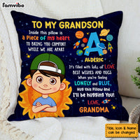 Personalized Gift For Grandson Galaxy Hug This Pillow 30878 thumb 1