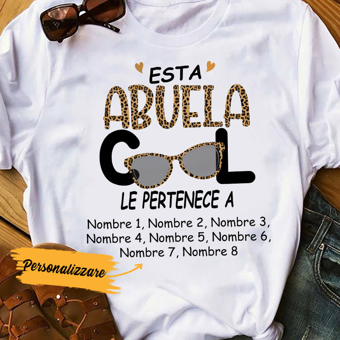 Personalized Cool Grandma Spanish Abuela Belongs T Shirt AP141 81O36 1
