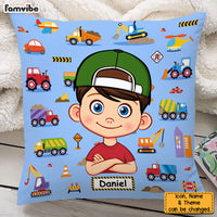 Personalized Gift For Grandson Granddaughter Background Custom Pillow 30485 thumb 1