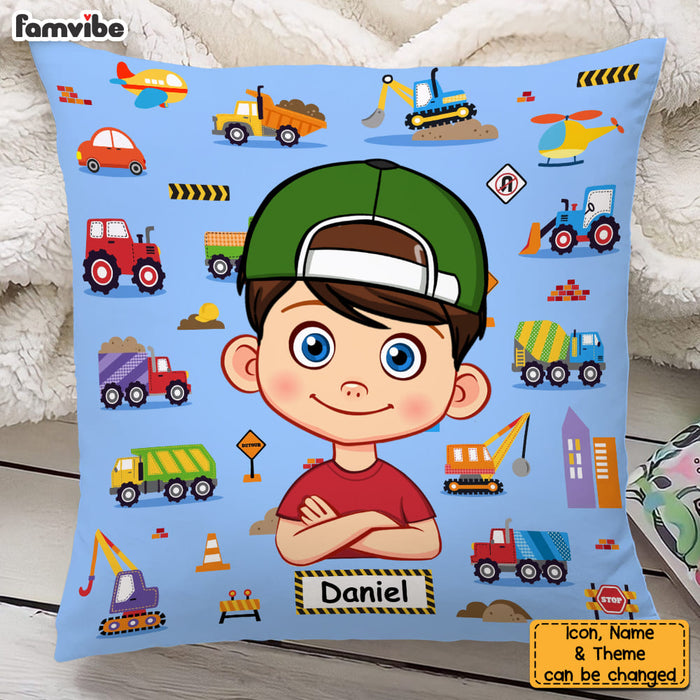 Personalized Gift For Grandson Granddaughter Background Custom Pillow 30485 1