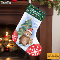Personalized Christmas Gift For Family Kids Animals Stocking 30268 thumb 1