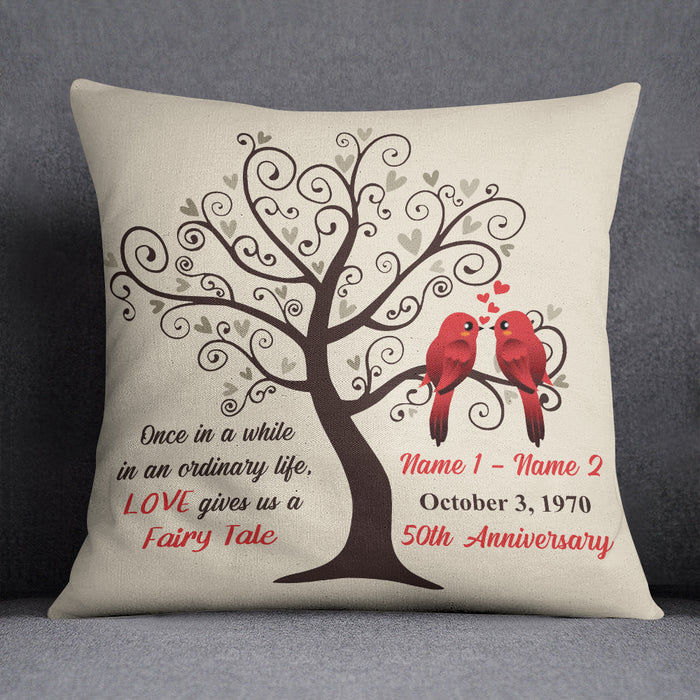 Personalized Fairy Tale Wedding Couple  Pillow SB222 65O36 (Insert Included) 1