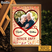 Personalized Couples Gift Upload Photo Since Picture Frame Light Box 31490 thumb 1