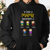 Personalized Papy Mamie French Grandma Grandpa Belongs Hoodie MR234 81O34 thumb 1