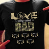 Personalized Love Being Dad Grandpa Hunting T Shirt AP201 30O53 1