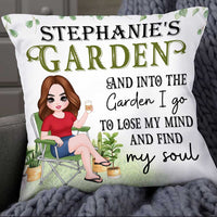 Personalized Into The Garden Girl Pillow FB91 95O34 thumb 1