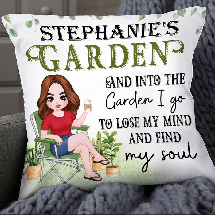 Personalized Into The Garden Girl Pillow FB91 95O34 1