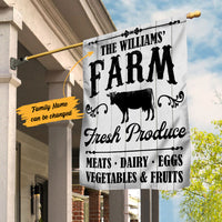 Personalized Farm Gardening Flag JL212 85O53 thumb 1