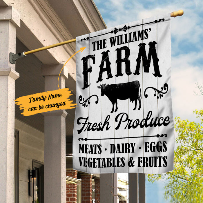 Personalized Farm Gardening Flag JL212 85O53 1