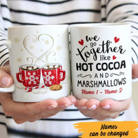 Personalized Couple Hot Cocoa Mug DB22 85O47 thumb 1