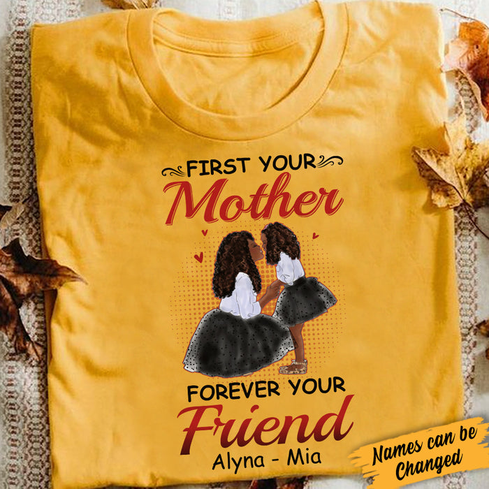 Personalized BWA Mom Forever Friend T Shirt AG72 30O34 1