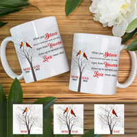 Personalized When You Believe Cardinal Memorial Mom Dad MDF Mug NB112 30O53 thumb 1