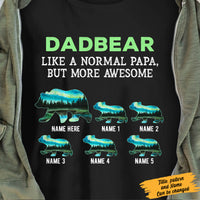 Personalized Papa Granpa Bear T Shirt AP201 73O57 thumb 1