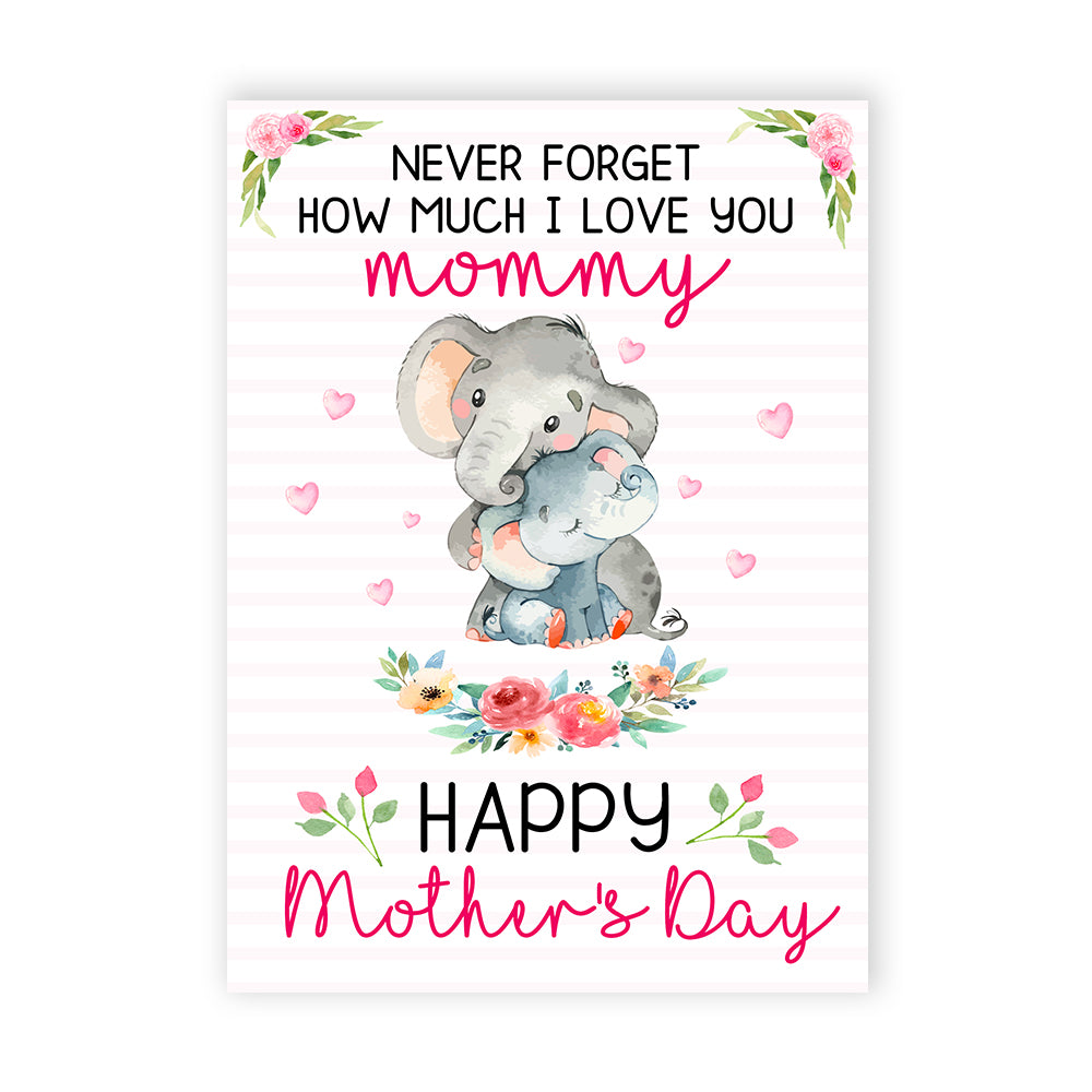 Elephant Mom Mother's Day Card MR102 95O53