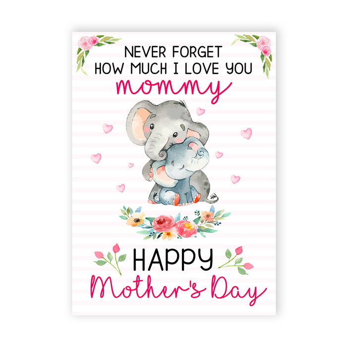Elephant Mom Mother's Day Card MR102 95O53 1