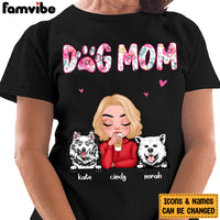 Personalized Gift Floral Dog Mom Shirt - Hoodie - Sweatshirt 23652 thumb 1