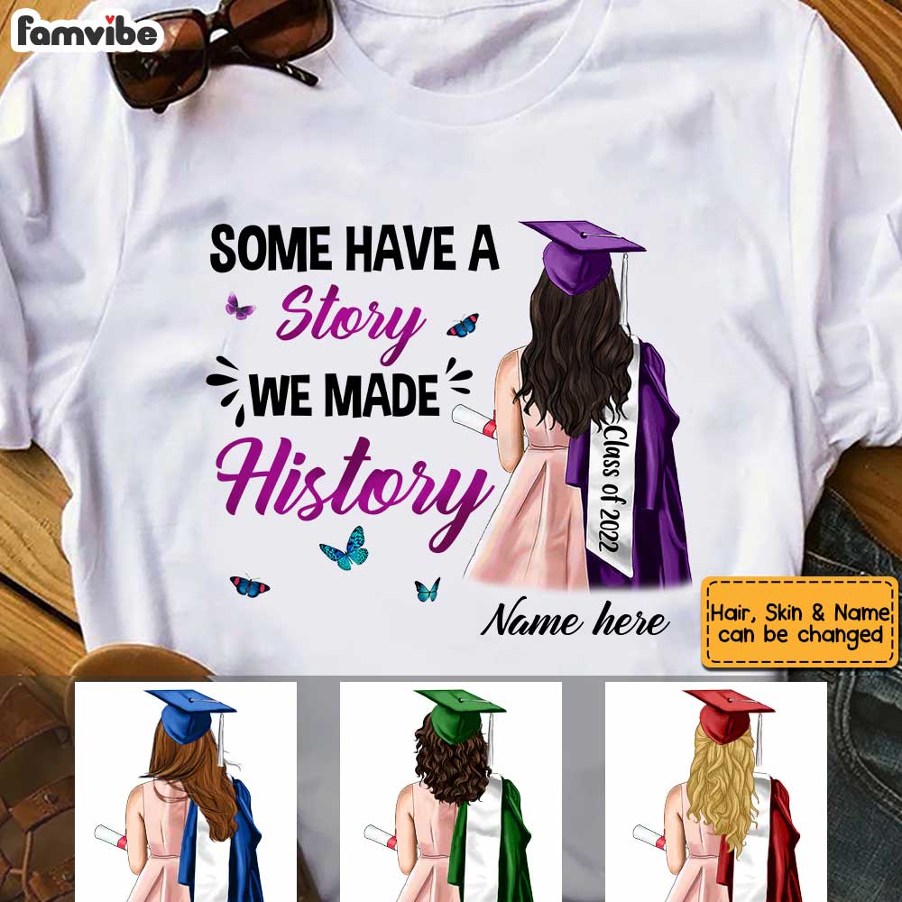 Personalized Graduation Girl T Shirt MR61 73O36