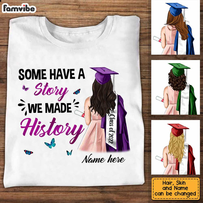 Personalized Graduation Girl T Shirt MR61 73O36 1