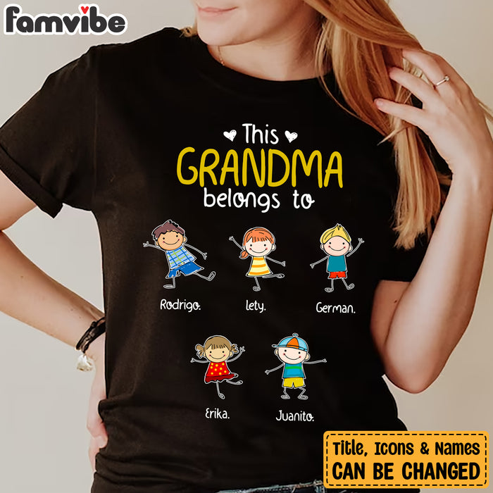 Personalized This Grandma Belongs To T Shirt AG103 30O34 1