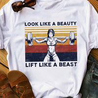 Gym Women White T Shirt JN306 85O58 thumb 1