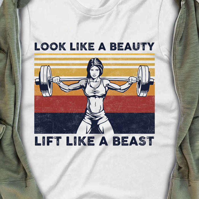 Gym Women White T Shirt JN306 85O58 1