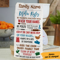 Personalized Kitchen Rules Towel DB121 87O60 thumb 1