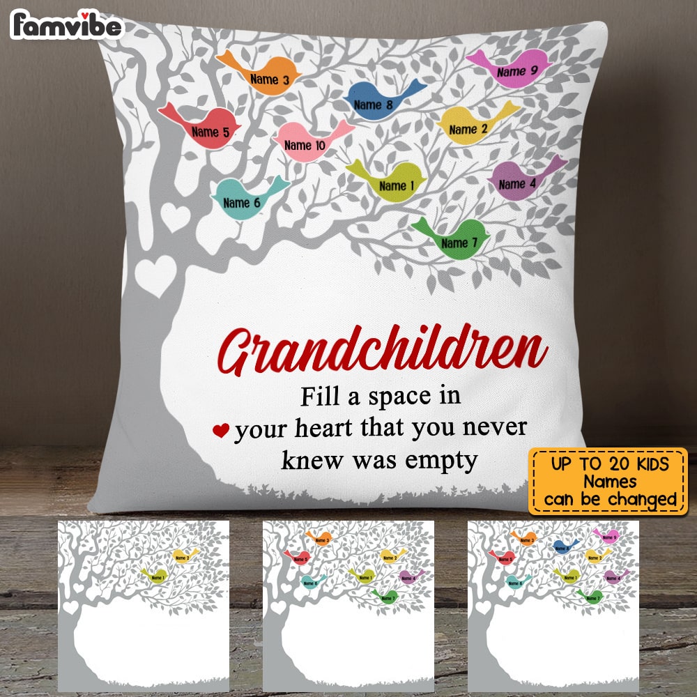 Personalized Grandma Family Tree  Pillow SB281 65O53