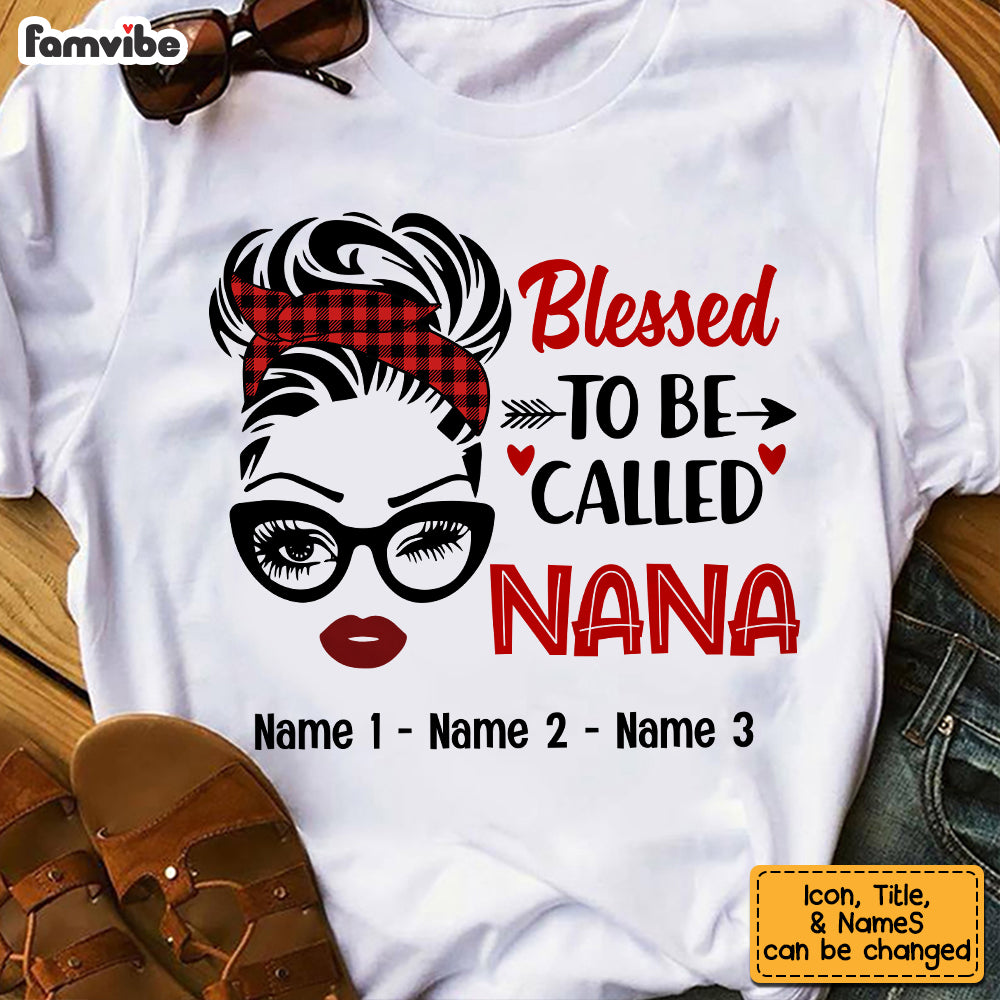Personalized Blessed To Be Called Grandma T Shirt OB151 87O53