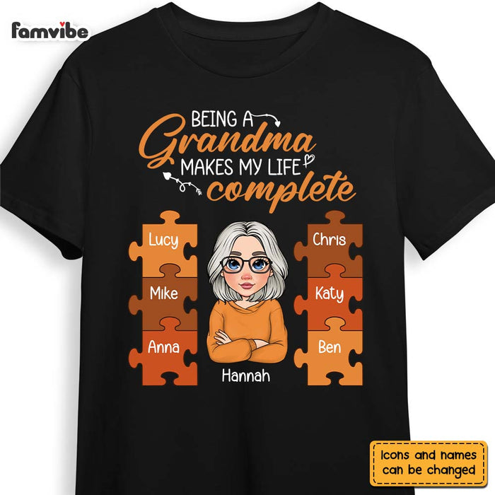 Personalized Being A Grandma Shirt - Hoodie - Sweatshirt 24097 1
