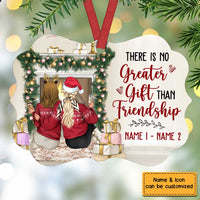 Personalized Christmas Sisters Benelux Ornament OB81 26O36 thumb 1