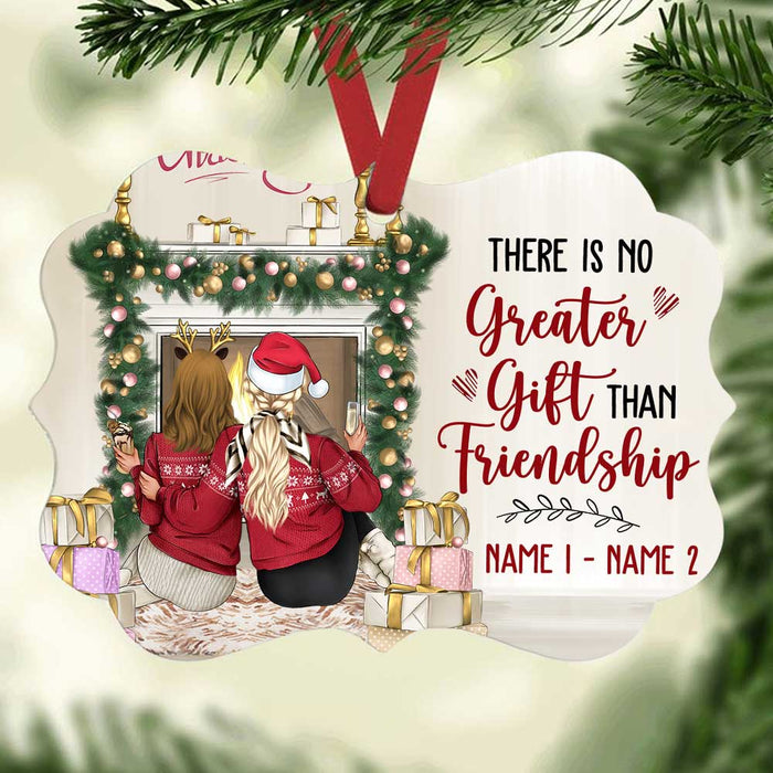 Personalized Christmas Sisters Benelux Ornament OB81 26O36 1
