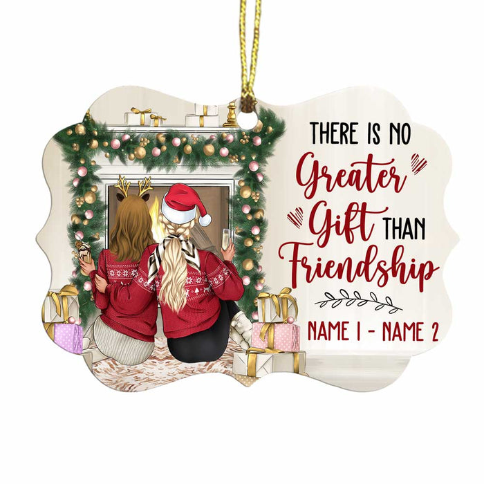 Personalized Christmas Sisters Benelux Ornament OB81 26O36 1