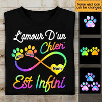 Personalized Dog Chien French T Shirt SB171 81O47 thumb 1