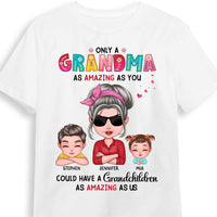 Personalized Gift for Grandma Amazing Grandchild Shirt - Hoodie - Sweatshirt 24022 thumb 1