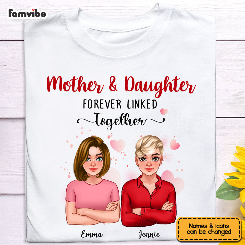 Personalized Mother And Daughter Shirt - Hoodie - Sweatshirt 23386