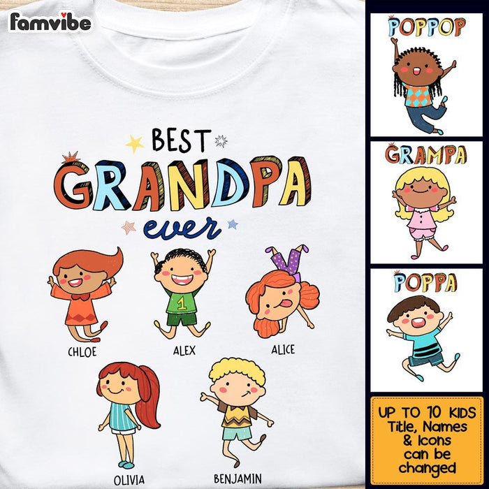 Personalized Gift For Grandpa Dad Shirt - Hoodie - Sweatshirt 24212 1