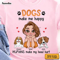 Personalized Dogs Happy Shirt - Hoodie - Sweatshirt 24361 thumb 1