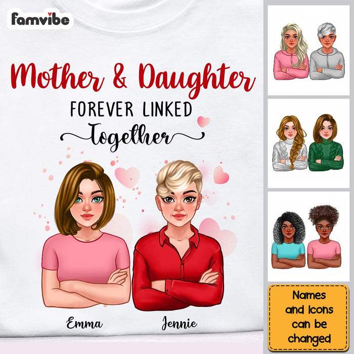 Personalized Mother And Daughter Shirt - Hoodie - Sweatshirt 23386 1