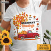 Personalized Grandma Fall Truck T Shirt AG301 30O28 1