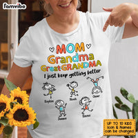 Personalized  Grandma Mom Drawing T Shirt AP91 28O53 thumb 1